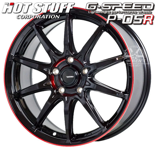 送料無料 30系 50系 プリウス など G・SPEED P-05R ブラックレッド 