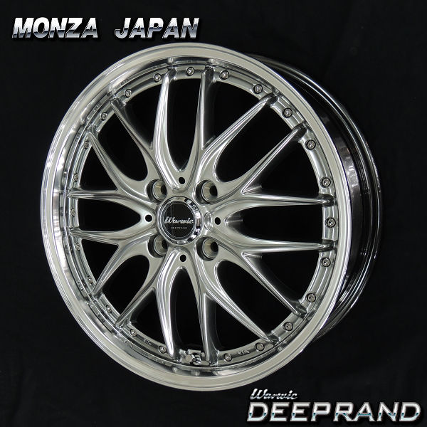 送料無料 数量限定 モンツァ ワーウィック ディープランド １６インチ 165/50R16 国産タイヤセット キャスト コペン ハスラー などに