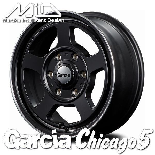 送料無料 ハイエース ガルシア シカゴ5 セミグロスブラック 215/65R16 送料無料 ハイエース ガルシア シカゴ5 セミグロスブラック 215/65R16