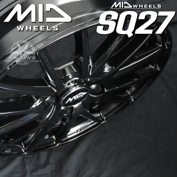 送料無料★タント ムーブ スペーシア シュナイダーSQ27 メタリックブラック 155/65R14 マッドスター ラジアルＡ／Ｔ ホワイトレター