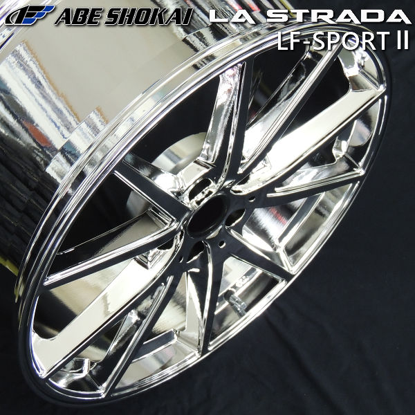 送料無料 クラウン 専用サイズ 180/200/210/220系 LF2 SMC メッキ 225/35R20 国産タイヤ トヨタ純正キャップ（付属） 純正ナット対応