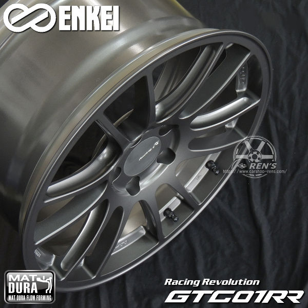 送料無料 GR86 86 BRZ ENKEI エンケイ Racing Revolution GTC01RR マットダークガンメタリック 8.5J +42 PCD100-5 225/40R18 ハンコック タイヤ ホイール 4本セット