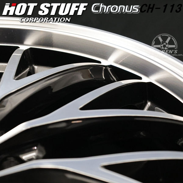 送料無料 90系 VOXY ノア RP6 ~ 8 系 ステップワゴン など クロノス CH-113 メタリックブラックポリッシュ 225/40R19 ヨコハマタイヤ ホイール4本セット