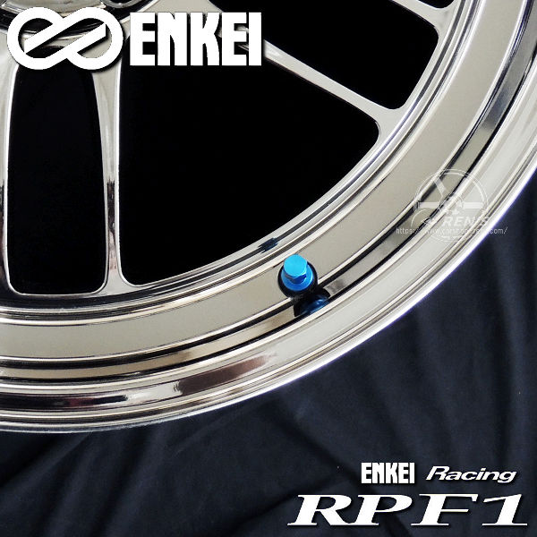 送料無料 4本 ENKEI Racing レーシング RPF1 RS SBC メッキ 15inch 8.0J+28 4H PCD100 4本 国産・軽量アルミホイール 1本当たりの重量：5.4kg~ メーカー正規品
