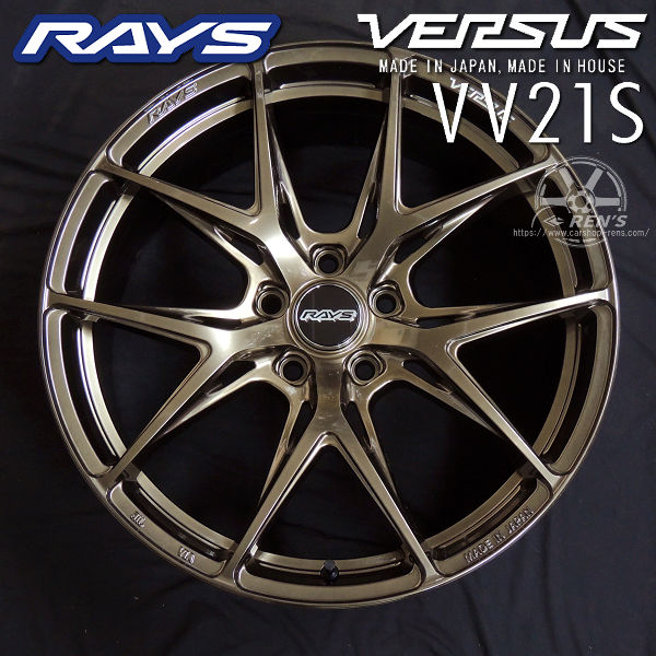 送料無料 在庫有り 40系 アルファード ヴェルファイア 等 RAYS レイズ VERSUS ベルサス VV21S グレイスゴールド（XIJ） 20inch 8.5J +45 5H PCD120 国産アルミホイール4本セット