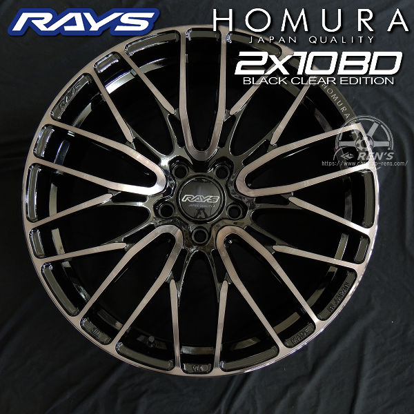 専用RAYS HOMURA アルミホイール 235/40R19 専用RAYS HOMURA アルミ