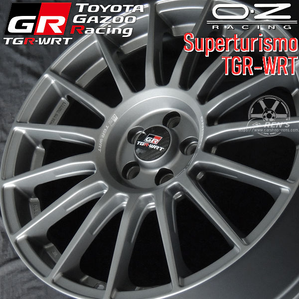 送料無料 GR86 86 専用サイズ OZレーシング × TOYOTA GAZOO Racing スーパーツーリズモ TGR-WRT ラリーグラファイト 18inch 8.0J +45 PCD100-5H 225/40R18 ファルケン タイヤ ホイール4本セット