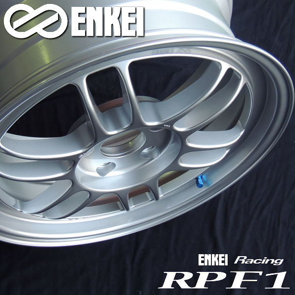 送料無料 GR86 86 BRZ カローラスポーツ 等に ENKEI エンケイ レーシング RPF1 シルバー 18インチ 8.0J +35 5穴 PCD100 国産 軽量 ホイール 4本セット