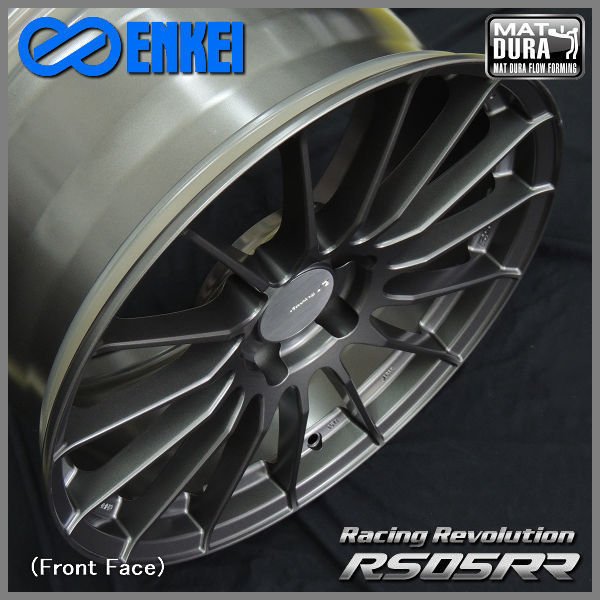 送料無料 新品4本 ENKEI レーシング レボリューション RS05RR マット