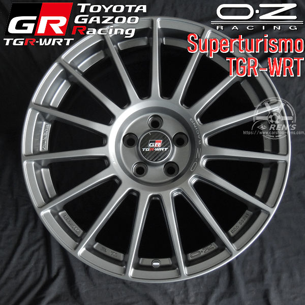 送料無料 GR86 86 専用サイズ TOYOTA GAZOORacing OZ スーパーツーリズモ TGR-WRT グラファイト 225/40R18 タイヤ ホイールセット
