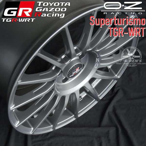 送料無料 GR86 86 専用サイズ TOYOTA GAZOORacing OZ スーパーツーリズモ TGR-WRT グラファイト 225/40R18 タイヤ ホイールセット