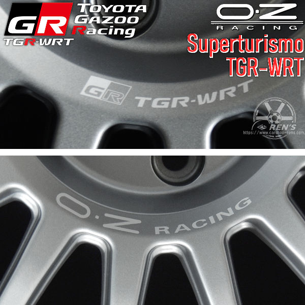 送料無料 GR86 86 専用サイズ TOYOTA GAZOORacing OZ スーパーツーリズモ TGR-WRT グラファイト 225/40R18 タイヤ ホイールセット