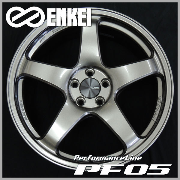 送料無料 GR86 86 BRZ カローラスポーツ ENKEI エンケイ PF05 ダーク