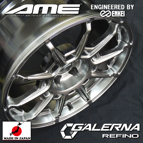 共豊 ガレルナ レフィーノ 18インチ 9.5J 5H100 +38 マットブラック アルミホイール単品 1本 4本以上送料無料 共豊 ガレルナ レフィーノ 18インチ 8.5J 5H100 +38 マットブラック