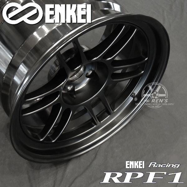 送料無料 ENKEI エンケイ エンケイ レーシング RPF1 マットブラック 17インチ 9.5J +18（5穴PCD114.3） MADE IN JAPAN 国産 軽量 アルミホイール 4本セット 1本あたり約7.6kg~