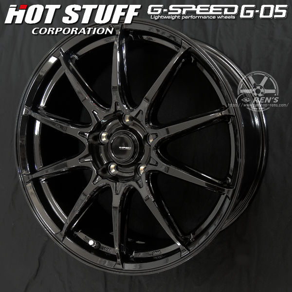 送料無料 GRヤリス RZ ハイパフォーマンス ブレーキ対応 ダンロップ ウインターマックス02 WM02 225/40R18 国産スタッドレスタイヤ ホイール4本SET 塩害軽減対策品 Gスピード G05 メタリックブラック