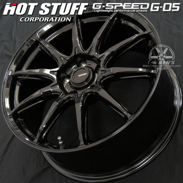 送料無料 GRヤリス RZ ハイパフォーマンス ブレーキ対応 ダンロップ ウインターマックス02 WM02 225/40R18 国産スタッドレスタイヤ ホイール4本SET 塩害軽減対策品 Gスピード G05 メタリックブラック