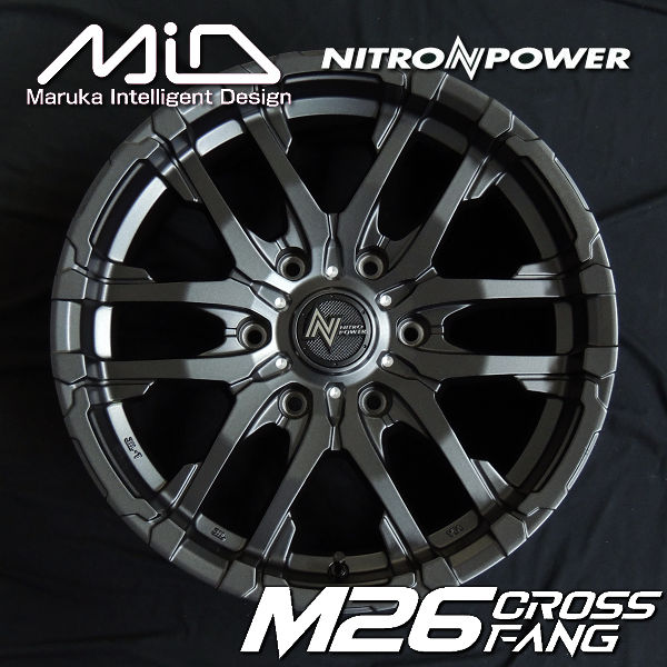 送料無料 ランドクルーザープラド ハイラックス ナイトロパワー M26 CROSS FANG 265/65R17 TOYO オープンカントリーR/T ホワイトレター