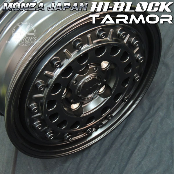 タウンエースバン 専用 送料無料 HI-BLOCK TARMOR サテンブラック 165/80R14 97/95N TOYO オープンカントリーR/T ホワイトレター 荷重対応