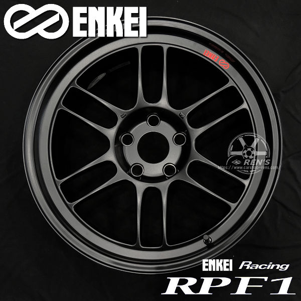送料無料 ENKEI エンケイ エンケイ レーシング RPF1 マットブラック 18インチ 10.5J +15（5穴PCD114.3） MADE IN JAPAN 国産 軽量 アルミホイール 4本セット 1本あたり約8.9kg~