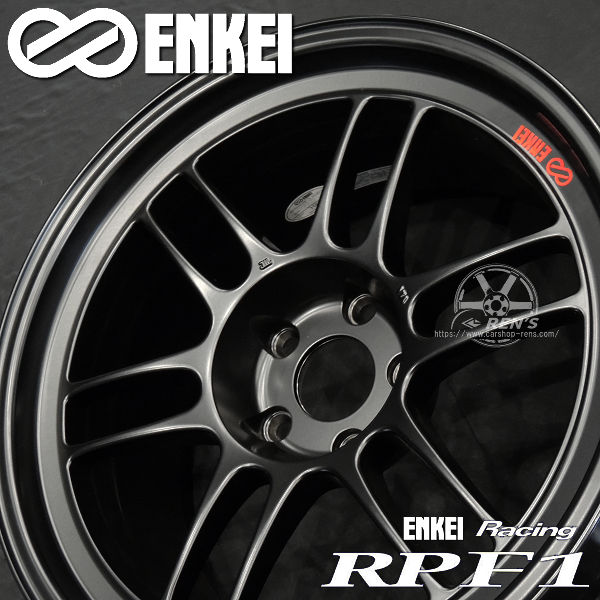 送料無料 ENKEI エンケイ エンケイ レーシング RPF1 マットブラック 18インチ 10.5J +15（5穴PCD114.3） MADE IN JAPAN 国産 軽量 アルミホイール 4本セット 1本あたり約8.9kg~
