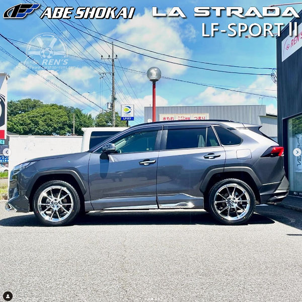 送料無料 ハリアー RAV4 専用 LF-SPORT2Re SMC スーパメタルコート メッキ 245/45R20 ヨコハマ タイヤ トヨタ純正ナット対応 トヨタ純正オーナメント付属