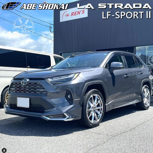 送料無料 ハリアー RAV4 専用 LF-SPORT2Re SMC スーパメタルコート メッキ 245/45R20 ヨコハマ タイヤ トヨタ純正ナット対応 トヨタ純正オーナメント付属