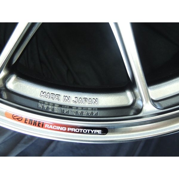 送料無料 国産軽量ホイール新品４本（１台分） ■エンケイ レーシング GTC02 ■ハイパーシルバー ■18インチ ■8.5J +35　5-114