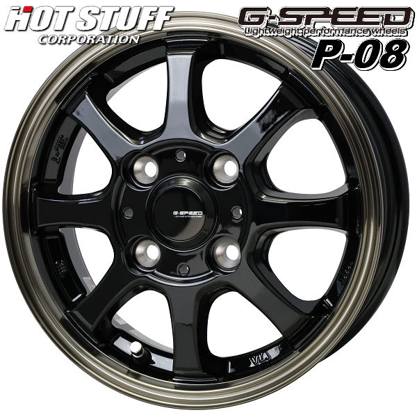 送料無料 G・SPEED P-08 ブラック&ブロンズクリア マッドスター M/T