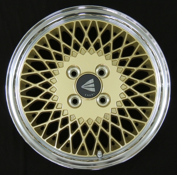 【送料無料】 ★N-BOX・タント・ウェイク等に ■エンケイ　92メッシュ ■16インチ ■ゴールドwitsマシーンリップ ■165/45R16 ■KENDA ケンダ カイザーKR20