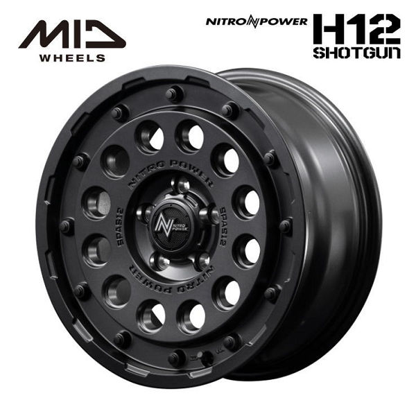 デリカＤ５ RAV4 送料無料 ナイトロパワー H12 SHOTGUN バレルブラック 235/70R16 ヨコハマ ジオランダー X-AT アウトラインホワイトレター