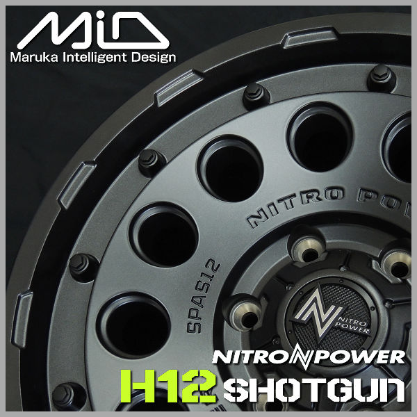 送料無料 200系ハイエース ナイトロパワー H12 SHOTGUN バレルブラック 215/65R16 TOYO オープンカントリーRTンカントリーRT