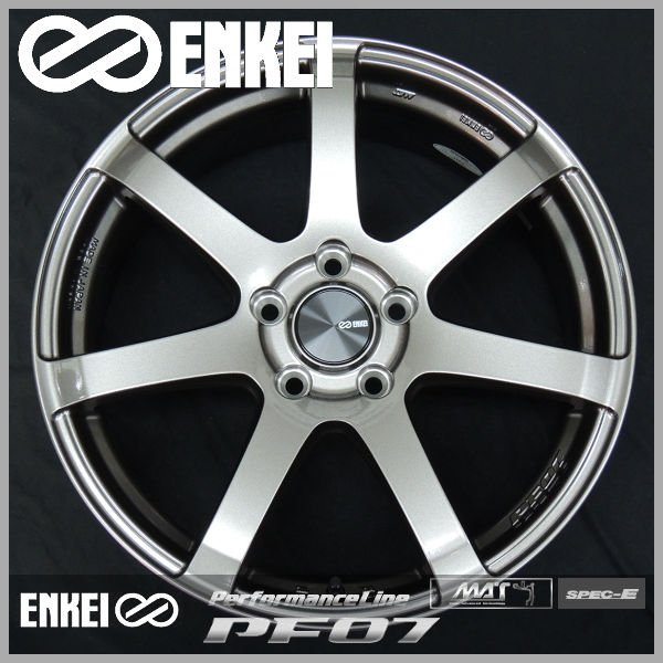 ENKEI エンケイ PF07 (ダークシルバー/リアフェイス) 8.5J x 19インチ 