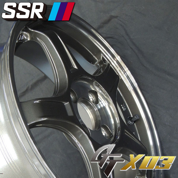送料無料 コペン ハスラー などに □SSR GTX-03 □ガンメタ スモーク