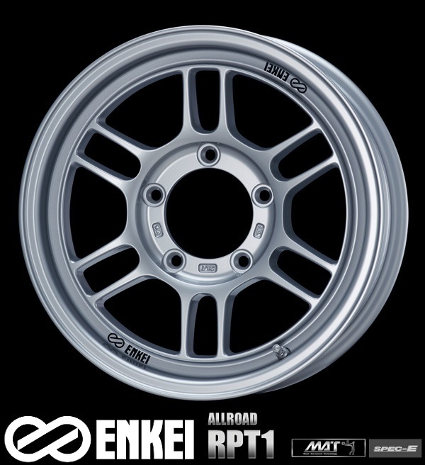 送料無料 ジムニーシエラ エンケイ ENKEI ALLOAD RPT1 シルバー 215/65R16 TOYOタイヤ オープンカントリー R/T