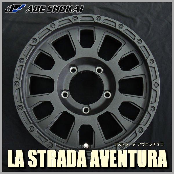 送料無料 ジムニー アヴェンチュラ リンクルブラック 215/65R16 TOYO オープンカントリーRT ホワイトレター タイヤセット
