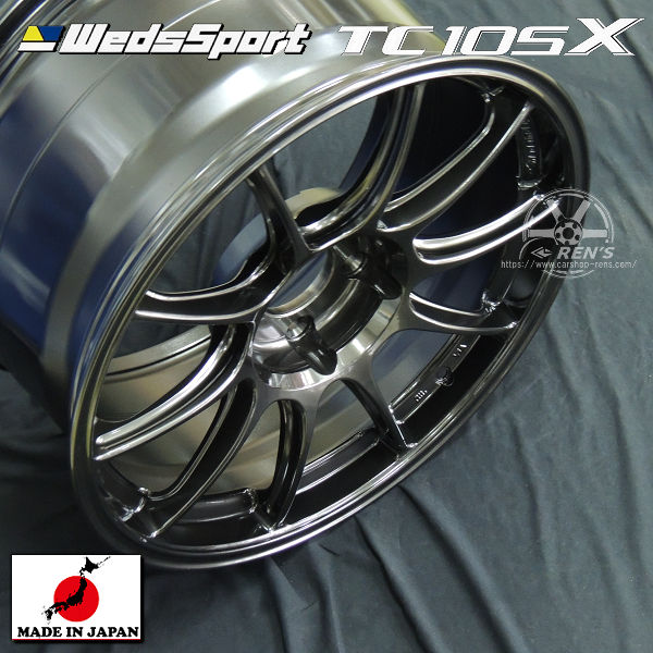 送料無料 WEDS sport ウェッズ スポーツ TC105X カラー：EJ-TITAN 18
