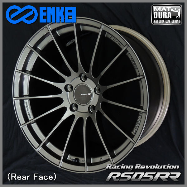 送料無料 Ｆ３０系 ＢＭＷ ENKEI エンケイ RS05RR カラー：マットダークガンメタリック F 9.0J 225/40R19 R 10.0J 245/35R19 安心のピレリタイヤ