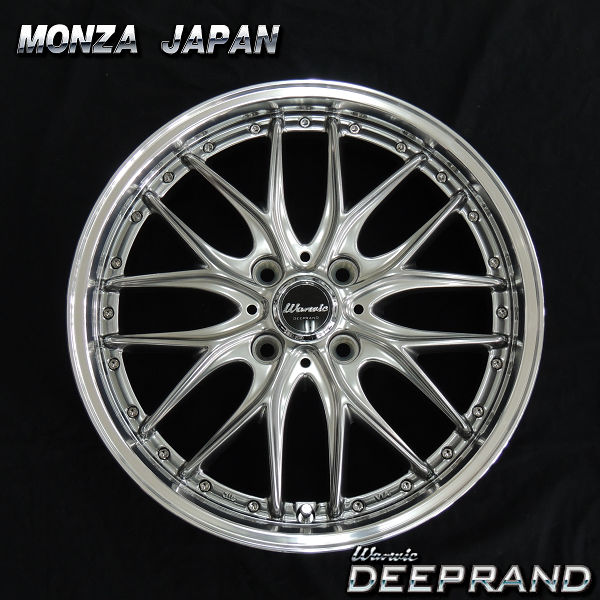 送料無料 数量限定 モンツァ ワーウィック ディープランド １６インチ 165/50R16 国産タイヤセット キャスト コペン ハスラー などに