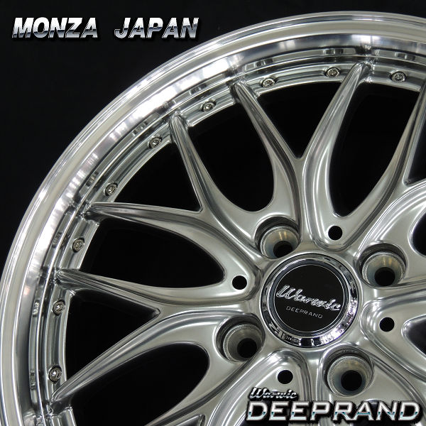 送料無料 数量限定 モンツァ ワーウィック ディープランド １６インチ 165/50R16 国産タイヤセット キャスト コペン ハスラー などに