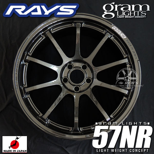 送料無料 GRヤリス RAYS レイズ グラムライツ 57NR グラスブラック(6NJ 
