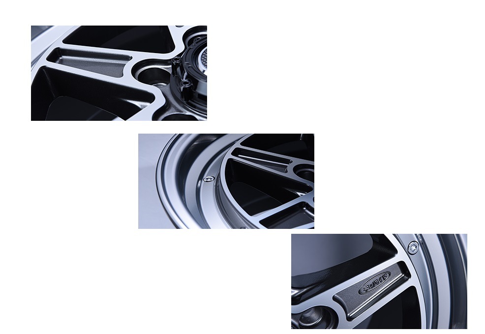 送料無料 200系ハイエース SSR DEVIDE MK-6 ダークガンメタポリッシュ