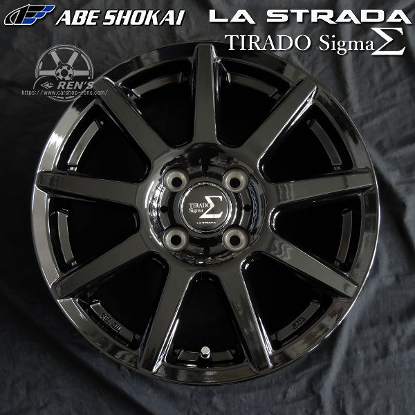 送料無料 パレット ルークス バモス ライフ 等 ティラードシグマ ブラック 155/65R13 ヨコハマ タイヤ セット