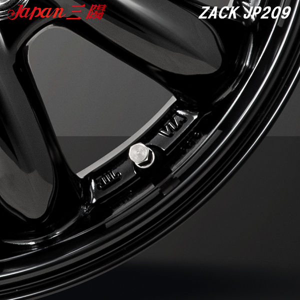 送料無料 10系 シエンタ ZACK ザック JP209 グロスブラック 185/65R15