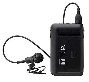 TOA ワイヤレスマイク　タイピン型　　WM-350-B11 TOA ワイヤレスマイクロフォン WM-350-B11