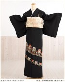 手刺繍留袖レンタル ｜ 特選京友禅黒留袖レンタル