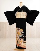 【大きいサイズ】留袖レンタル「セ・ミュウ」ブランド 絢爛慶び吉祥華　th019【16点フルセット】留袖/レンタル留め袖/着物レンタル/結婚式/黒留袖/親族/正絹/母親/高級留袖/tomesode/貸衣