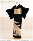 桂由美 留袖レンタル 黒留袖 ts092-2【16点フルセット】留袖 留め袖 着物レンタル 結婚式 正絹 貸衣装 母親 姉 妹 親族 チャペル 神前式 豪華刺繍 人気 Yumi Katsura 往復送