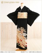留袖　レンタル　桂由美　ts095　留袖レンタル　結婚式　着物レンタル　黒留袖　留袖レンタル　黒留袖　黒留袖レンタル　母親　留め袖レンタル　チャペル　留め袖レンタル　神前式　親族　姉　祖母　貸衣装　人