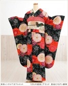 振袖レンタル 成人式 結婚式 fp1234 着物レンタル 結納 フルセット 食事会　卒業式　振り袖レンタル　前撮り 着物レンタル 古典 レトロ 人気 かわいい 往復送料無料 「きもの道楽」ブランド 黒